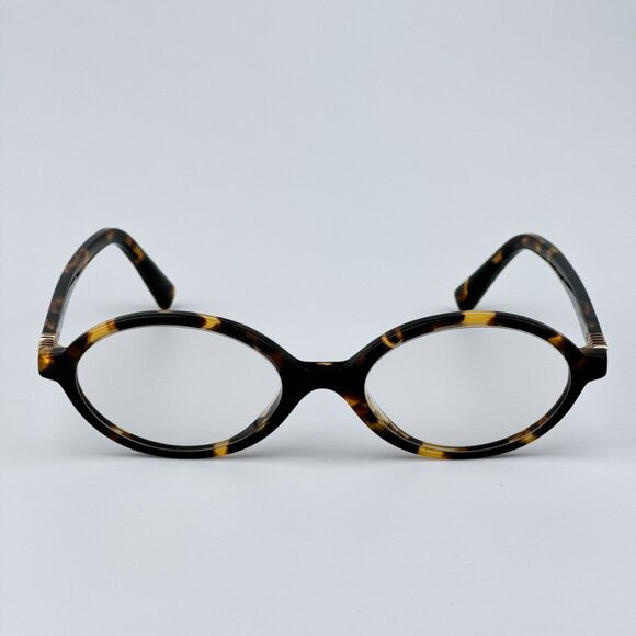 Miu Miu MU04ZS VAU08N BRAND NEW Sunglasses Honey Havana Clear Blue Light Unisex main image 8